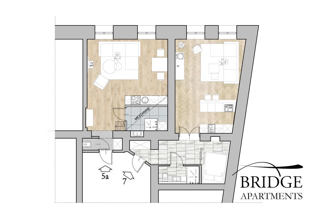 كراكوفيا Bridge Apartments المظهر الخارجي الصورة